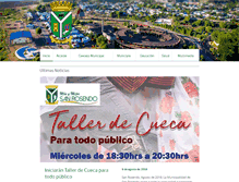 Tablet Screenshot of municipalidadsanrosendo.cl